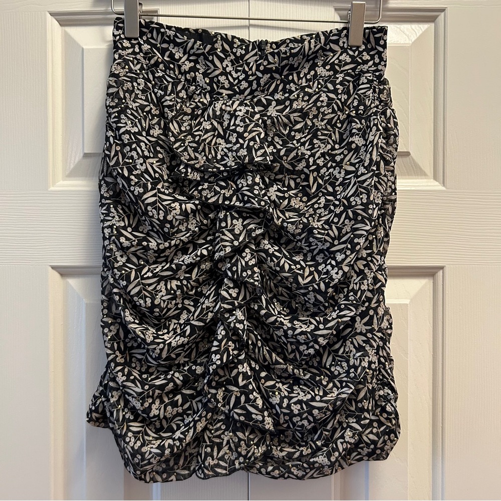 NWT Sabina Musayev Rima Ruffle Mini Skirt - Picture 2 of 9